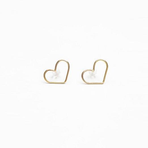 Free People Heart Studs