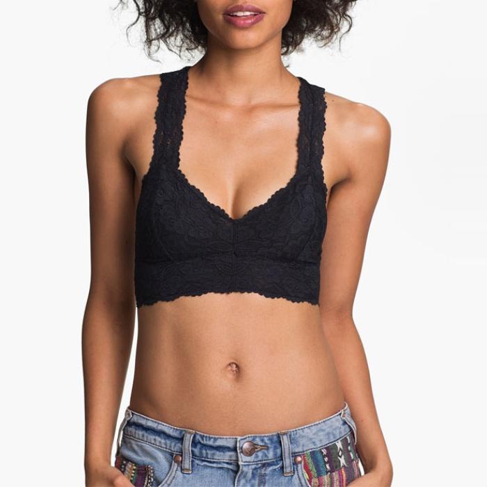 Free People Racerback Galloon Lace Bralette