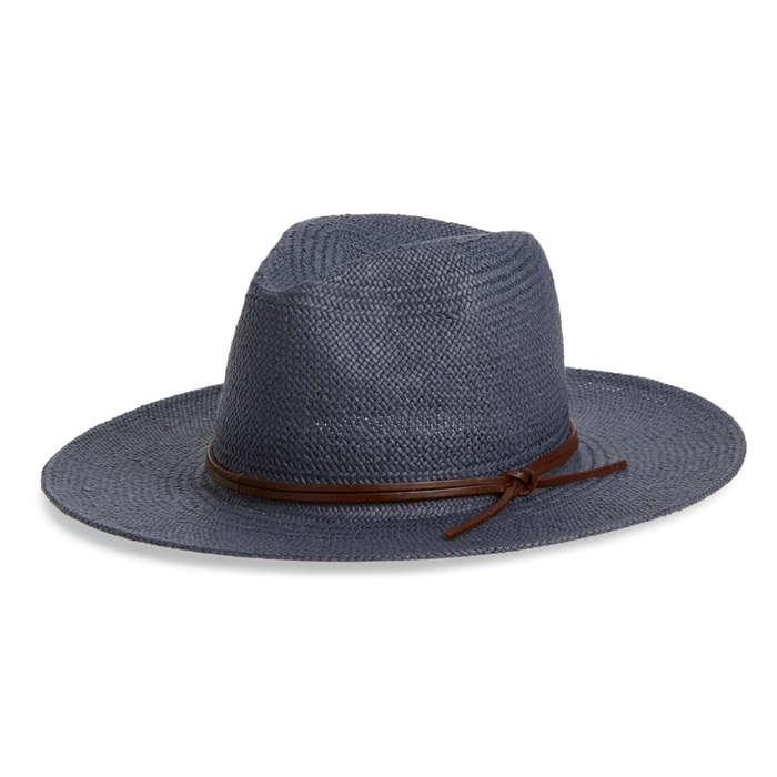 Frye Headwear Straw Fedora Weston