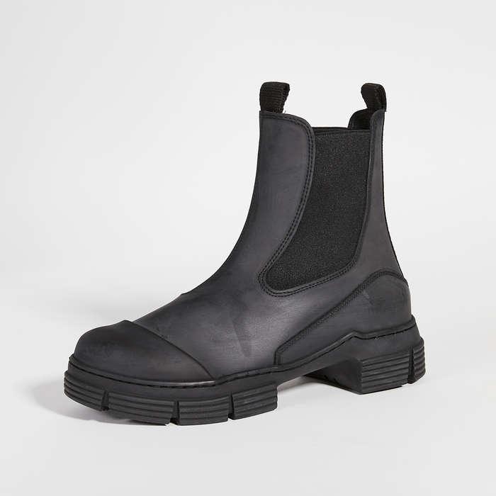 Ganni Recycled Rubber City Boot