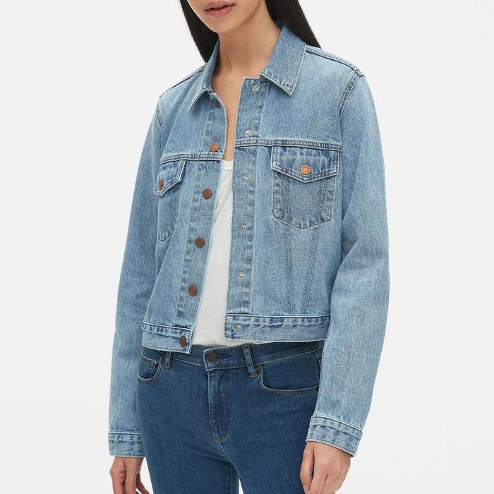 Gap Crop Icon Denim Jacket