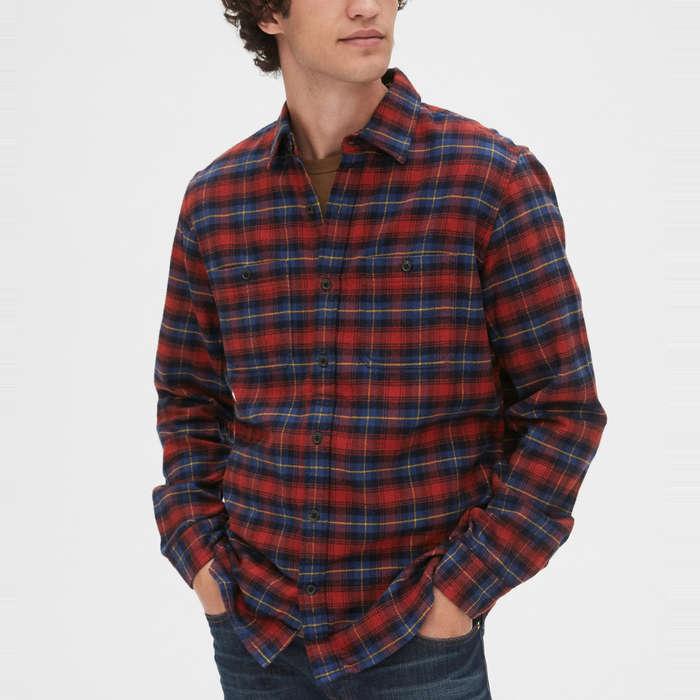 Gap Flannel Work Shirt