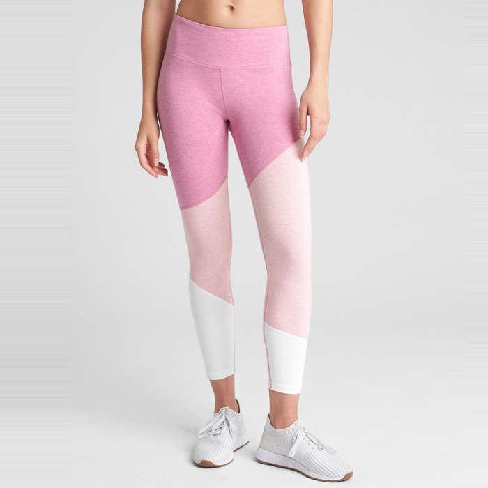 Gap GFast 7/8 Colorblock Leggings in Performance Cotton