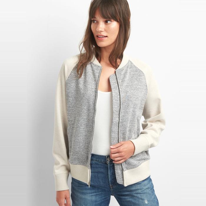 GAP Knit Bomber Jacket