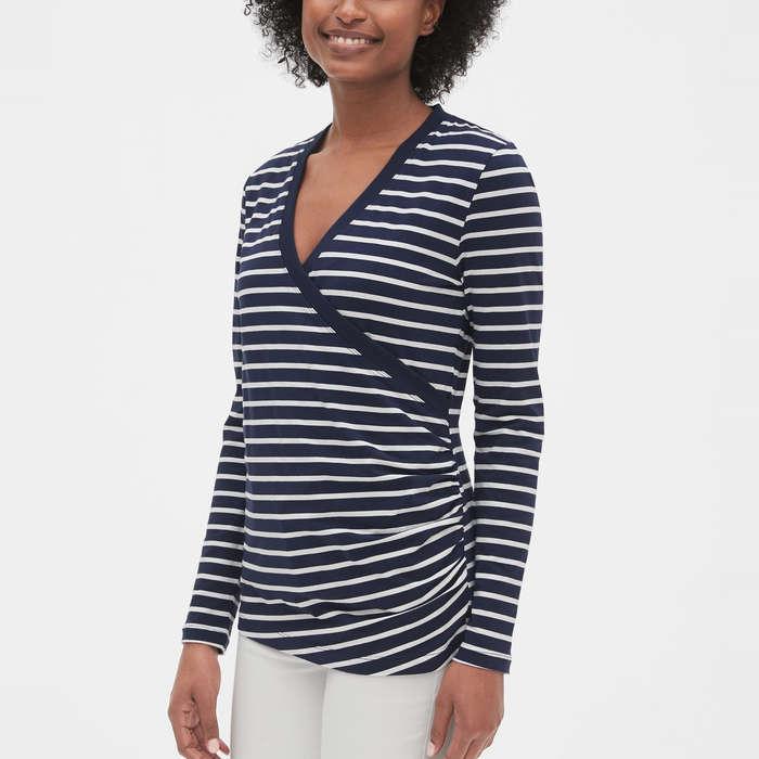 Gap Maternity Crossover Nursing Top