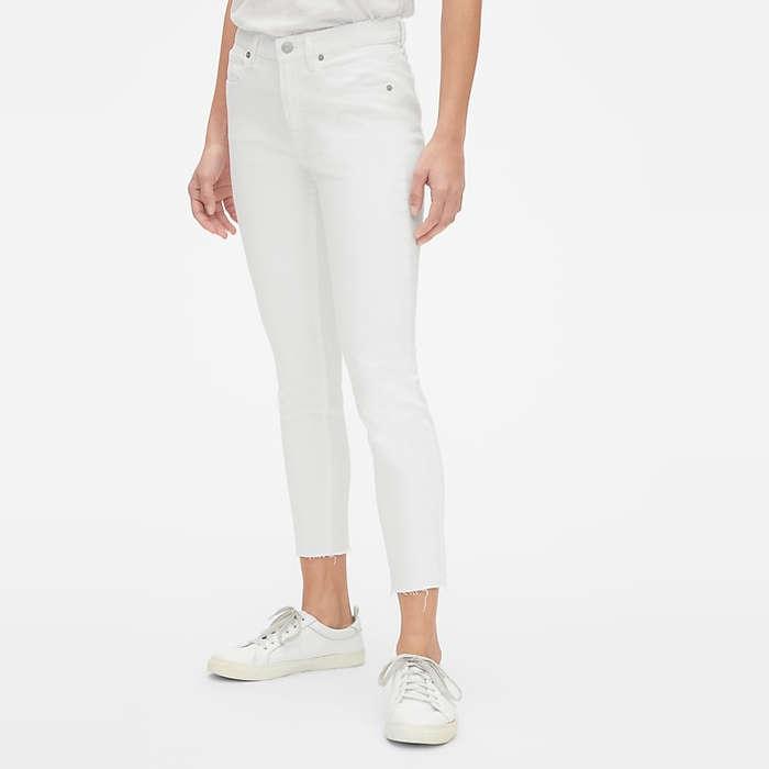 Gap Mid Rise True Skinny Ankle Jeans