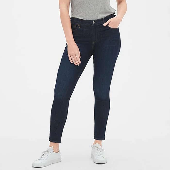 Gap Mid Rise True Skinny Jeans In Sculpt