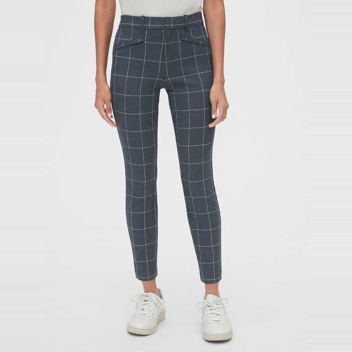 Gap Plaid Skinny Ankle Pants