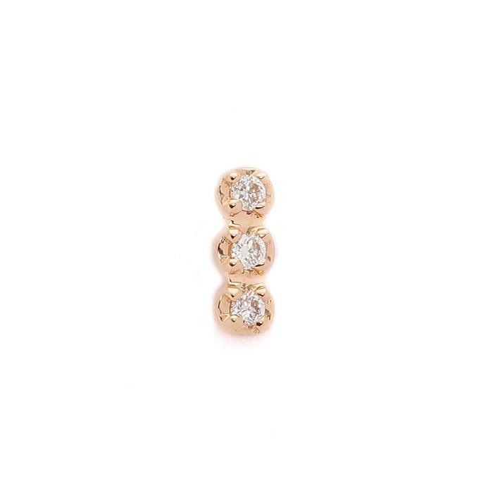 ginette_ny Solo Diamond Strip Stud Earring