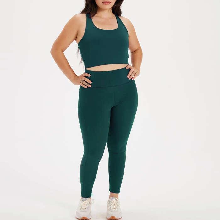 Girlfriend Collective Paloma Bra And Compressive High-Rise Legging