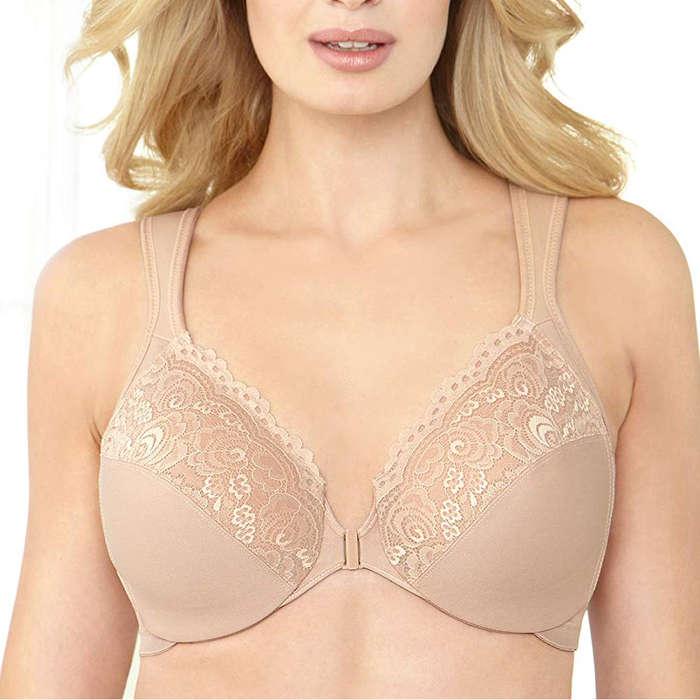 Glamorise Full Figure Wonderwire Front Close Bra