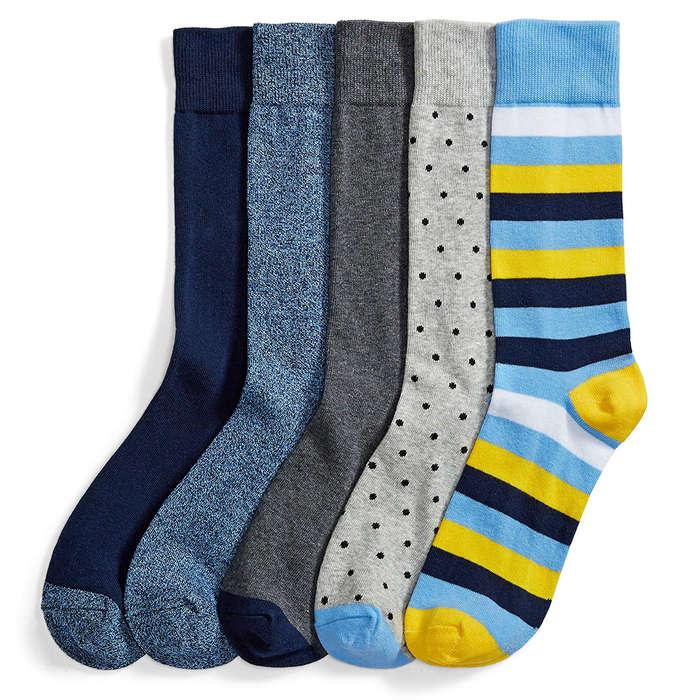 Goodthreads 5-Pack Patterned Socks