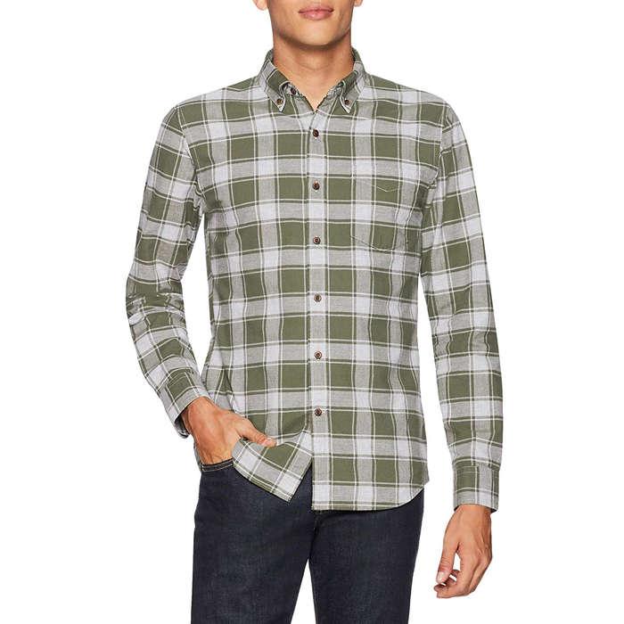 Goodthreads men's Buffalo Plaid Oxford Shirt