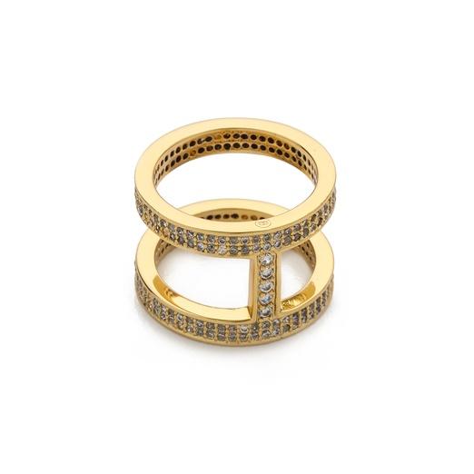 Gorjana Lena Shimmer Double Bar Ring