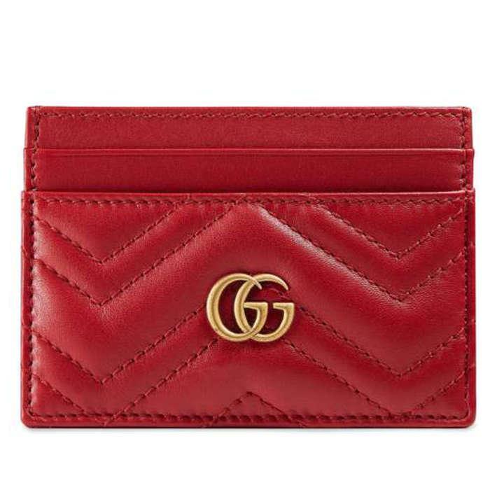 Gucci GG Marmont Matelassé Leather Card Case