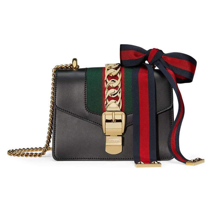 Gucci Mini Sylvie Leather Shoulder Bag