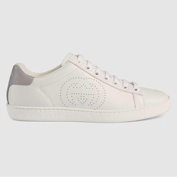 Gucci New Ace Perforated Logo Sneaker