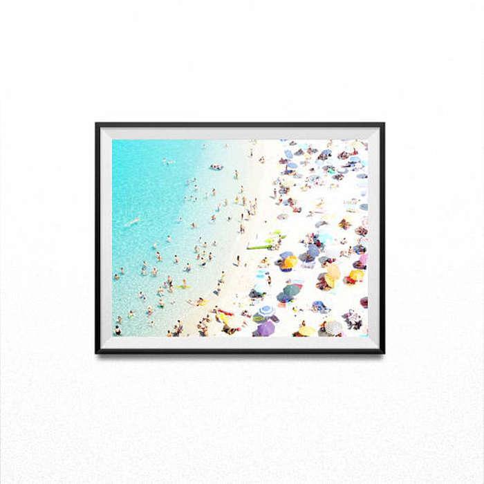 HandmadeLUXArt Aerial Beach Print