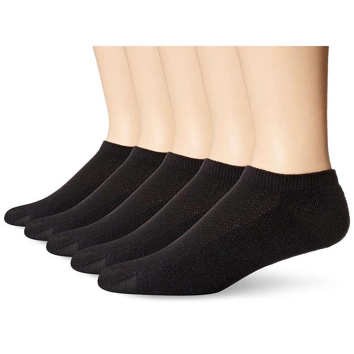 Hanes Men's 5-Pack Ultimate FreshIQ X-Temp No Show Socks