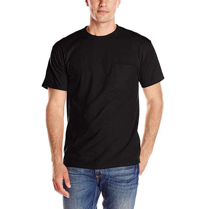 Hanes Men's Short-Sleeve Beefy T-Shirt with Pocket