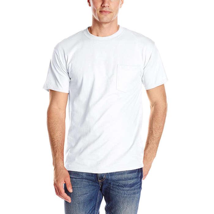 Hanes Men's Short-Sleeve Beefy T-Shirt with Pocket