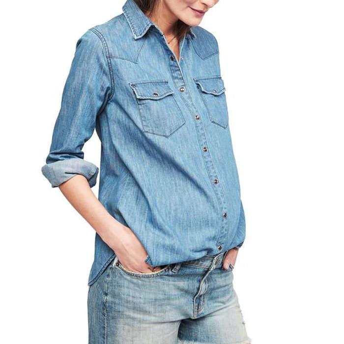 HATCH The Mama Denim Shirt