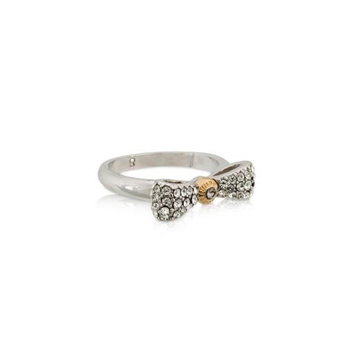 Henri Bendel Bow Pavé Ring