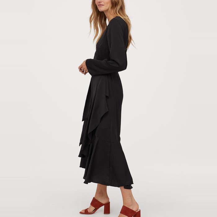 H&M Flounced Wrap Dress