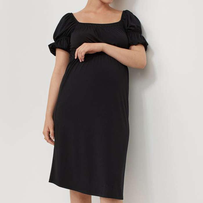 H&M Mama Puff-Sleeved Dress