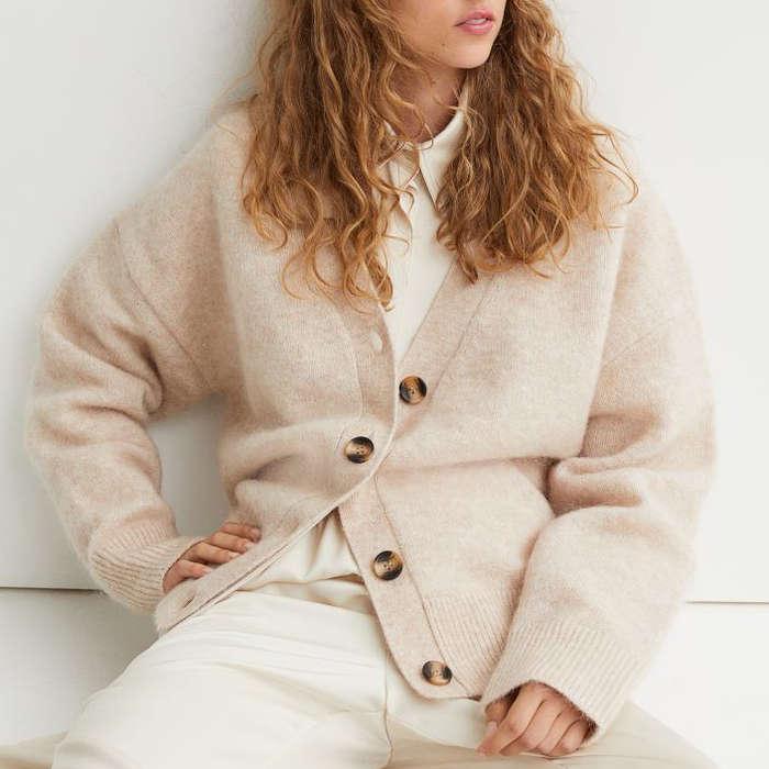 H&M Mohair-Blend Cardigan