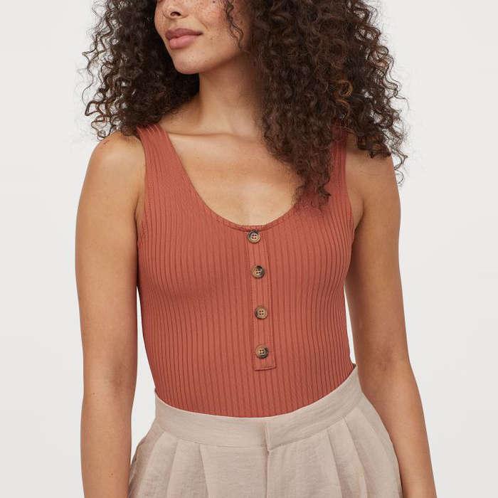 H&M Ribbed Bodysuit