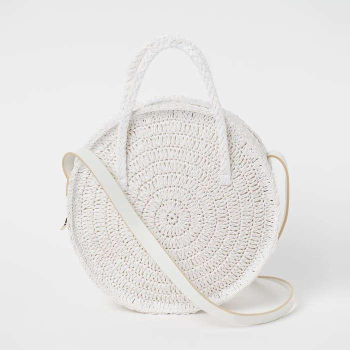 H&M Round Straw Bag