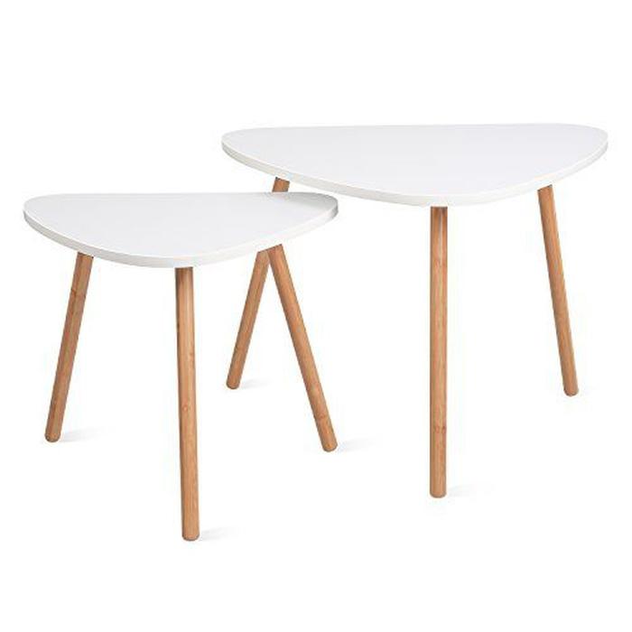 Homfa Nesting Coffee End Tables