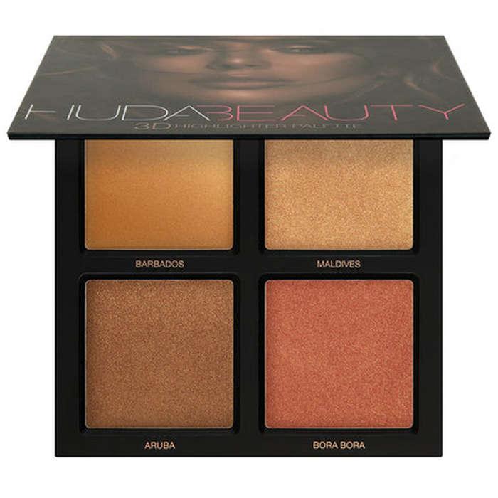 Huda Beauty 3D Highlighter Palette in Bronze Sand Edition