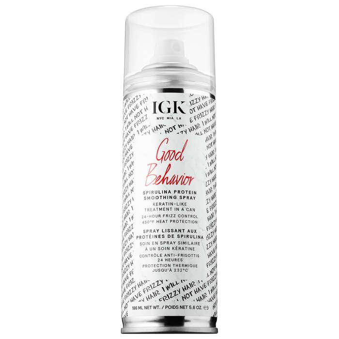 IGK Good Behavior Spirulina Protein Smoothing Spray