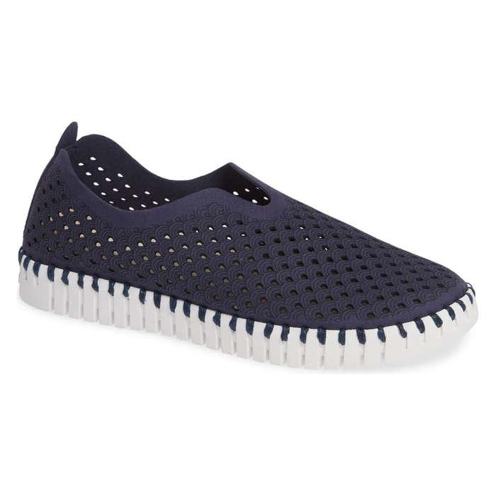 Ilse Jacobsen Tulip 139 Perforated Slip-On Sneaker