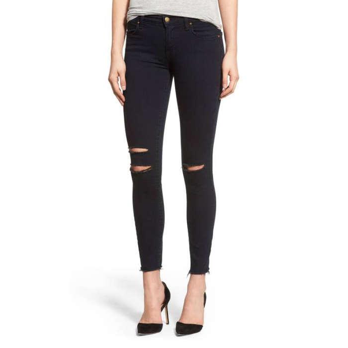 J Brand Destroyed Crop Skinny Jeans