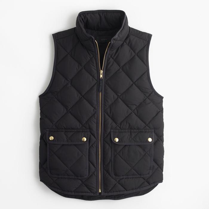 J. Crew Excursion Quilted Down Vest