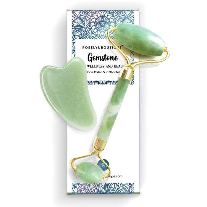 Jade Roller and Gua Sha Set