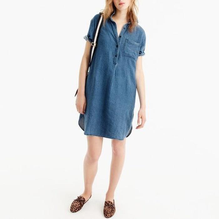 J.Crew Chambray Shirt Dress