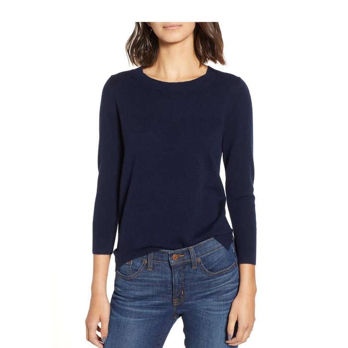 J.Crew Crew Neck Cashmere Sweater