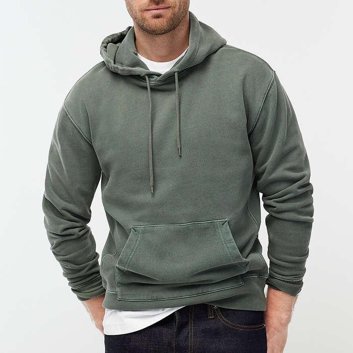 J.Crew Garment-Dyed French Terry Hoodie