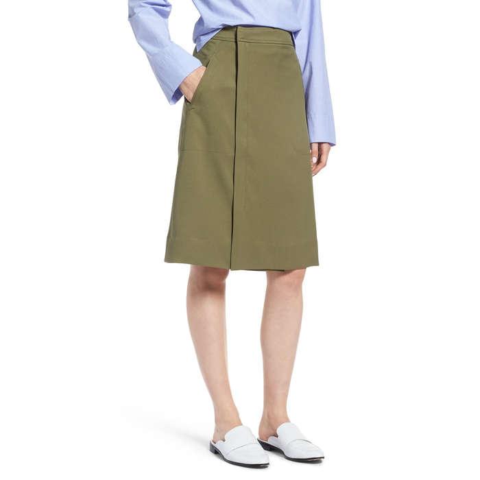 J.Crew Kiki Faux Wrap Skirt