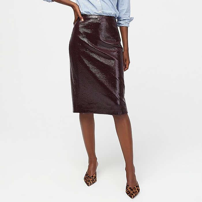 J.Crew Midi Sequin Skirt