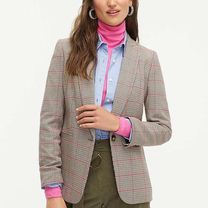 J.Crew Parke Blazer In Plaid