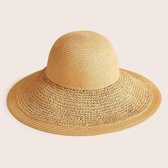 J.Crew Textured Summer Straw Hat