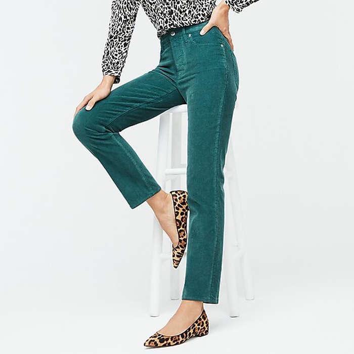 J.Crew Vintage Straight Pant In Corduroy