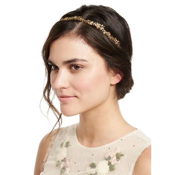 Jennifer Behr Arden Metal Bandeaux Headband