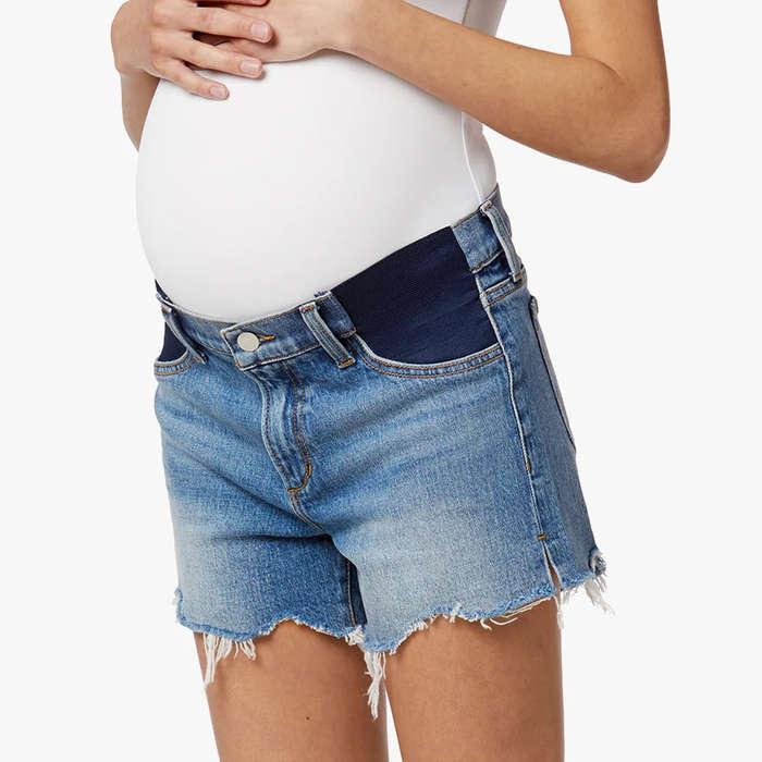 Joe's Jeans The Ozzie Fray Hem Maternity Shorts