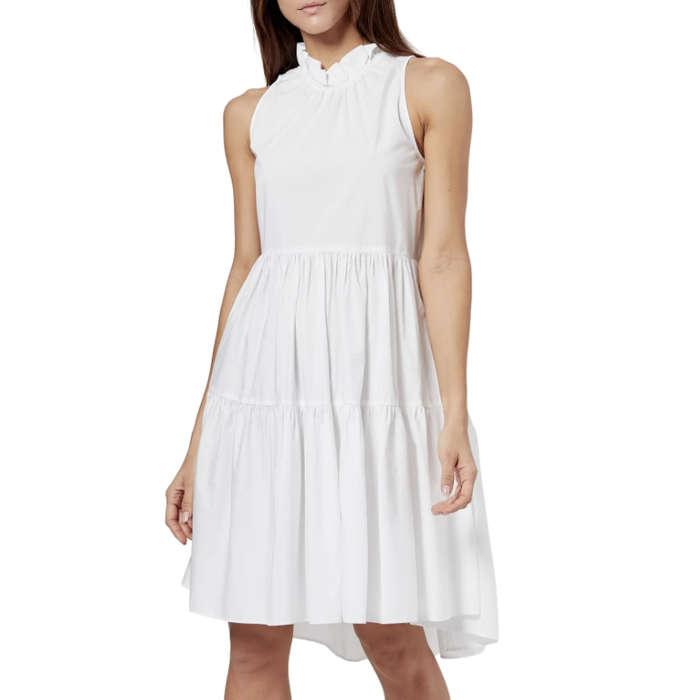 Joie Carlo Tiered Poplin Dress